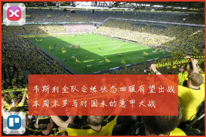 韦斯利全队合练状态回暖有望出战本周末罗马对国米的意甲大战