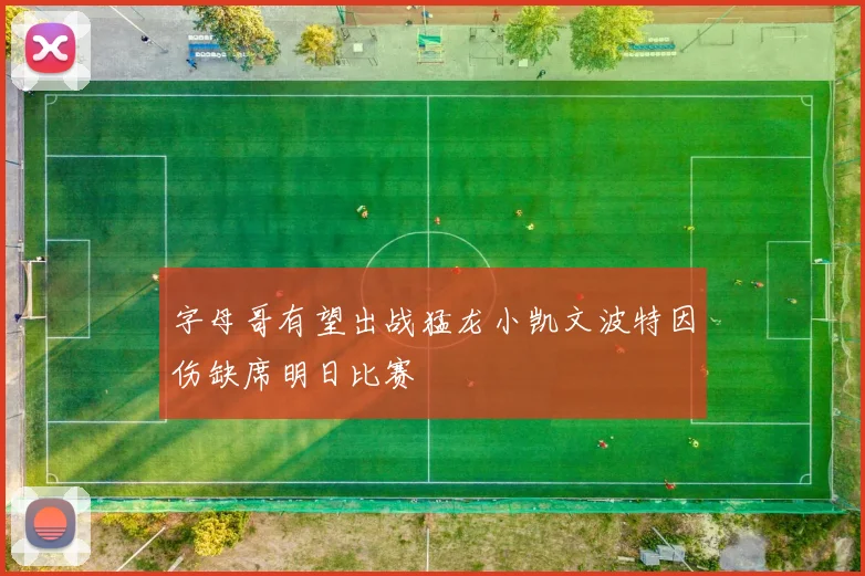 字母哥有望出战猛龙小凯文波特因伤缺席明日比赛